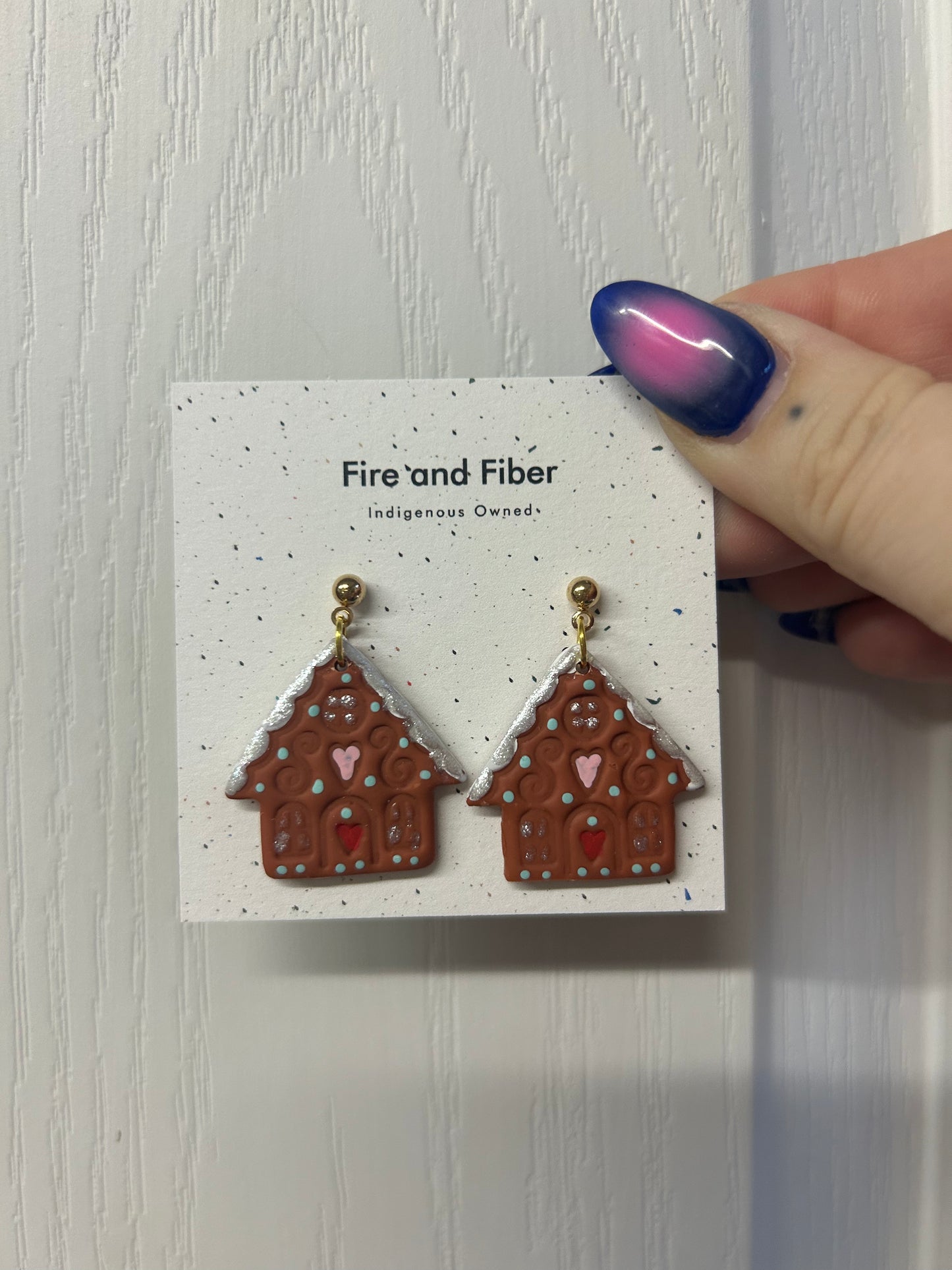 Gingerbread House Dangles