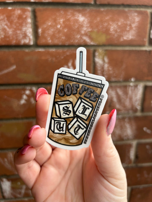 Iced Coffee Slut Sticker