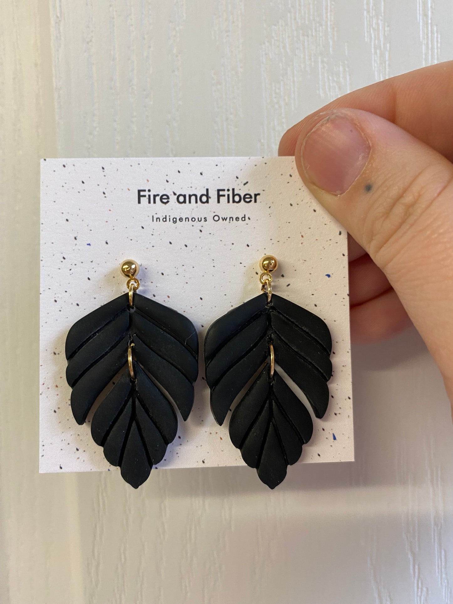 Double Feather Dangles