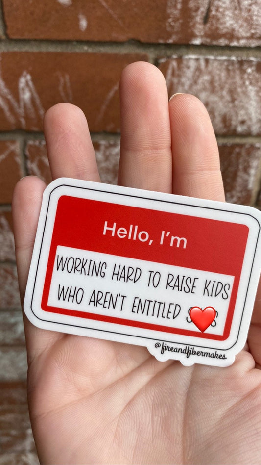 Hello I’m Sweary Mom Vinyl Sticker | Laptops, Water bottles, Notebook Vinyl Sticker