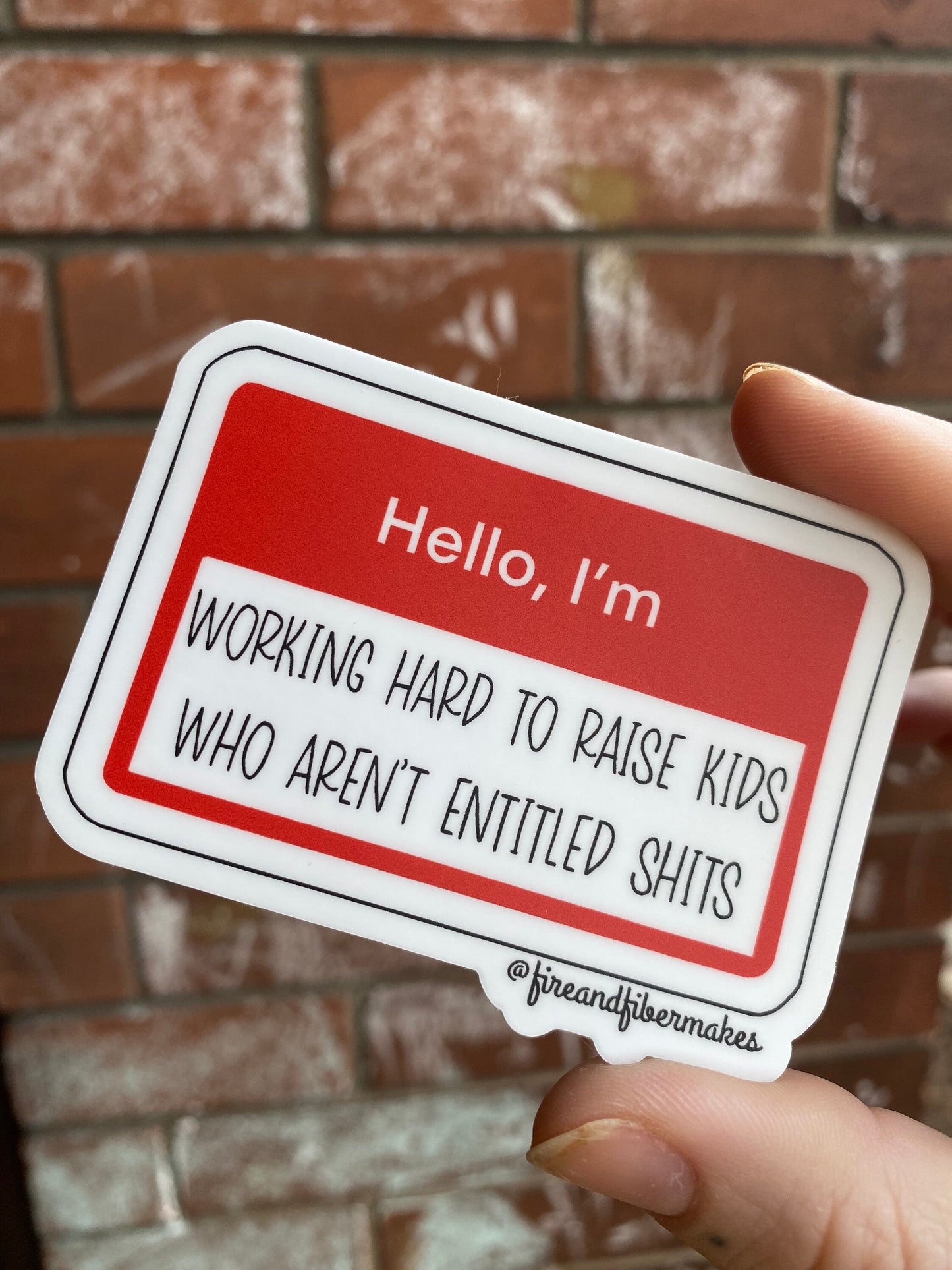 Hello I’m Sweary Mom Vinyl Sticker | Laptops, Water bottles, Notebook Vinyl Sticker