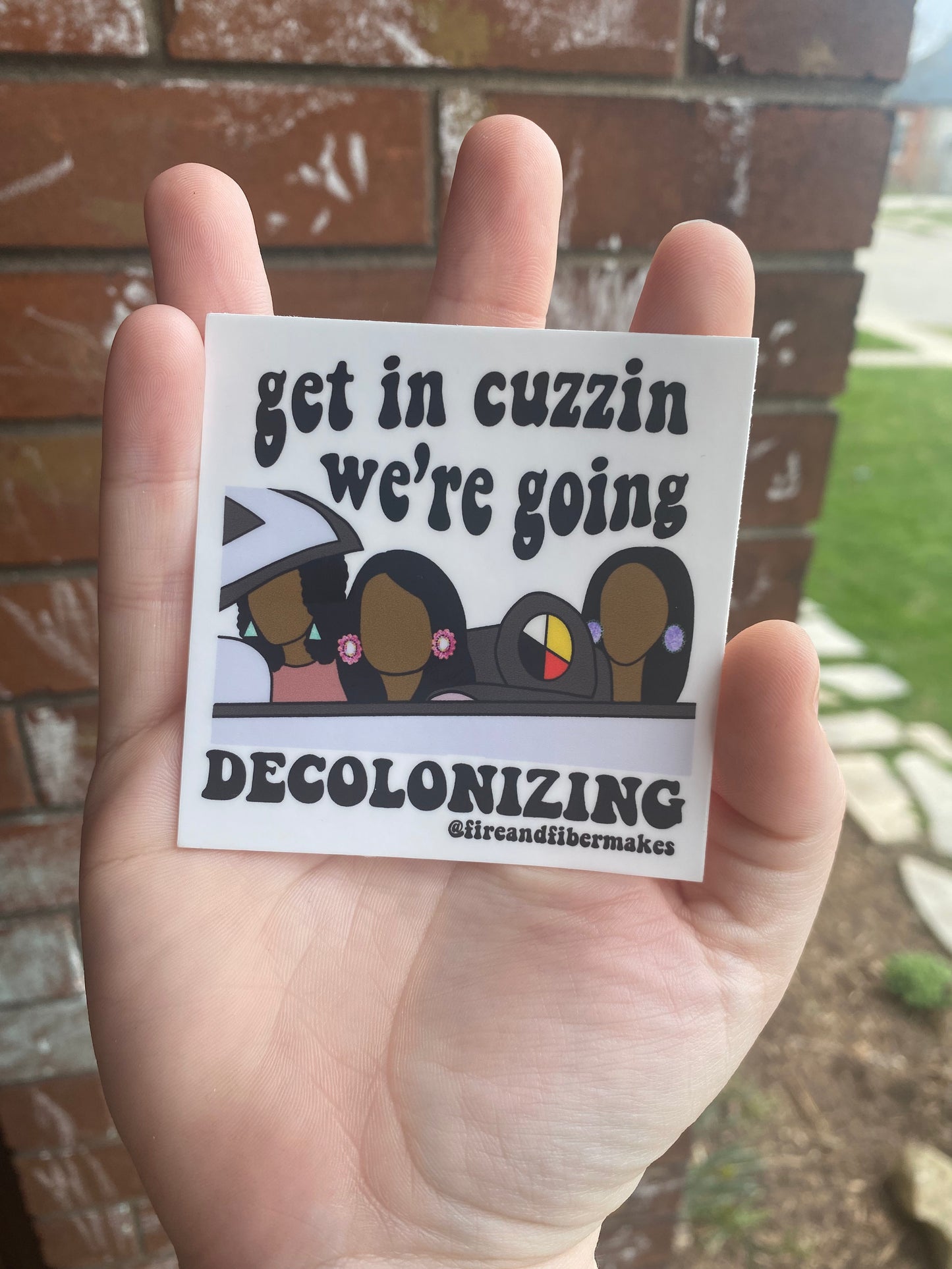 Not Nice Ladies Movie Parody Indigenous Vinyl Sticker