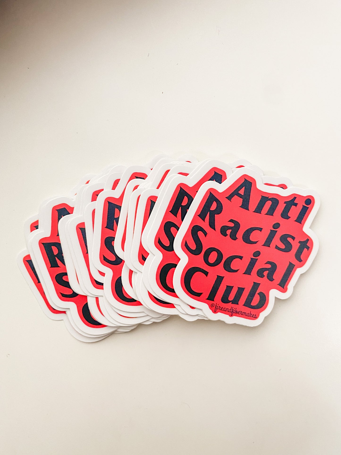 Anti Racist Social Club Vinyl Sticker