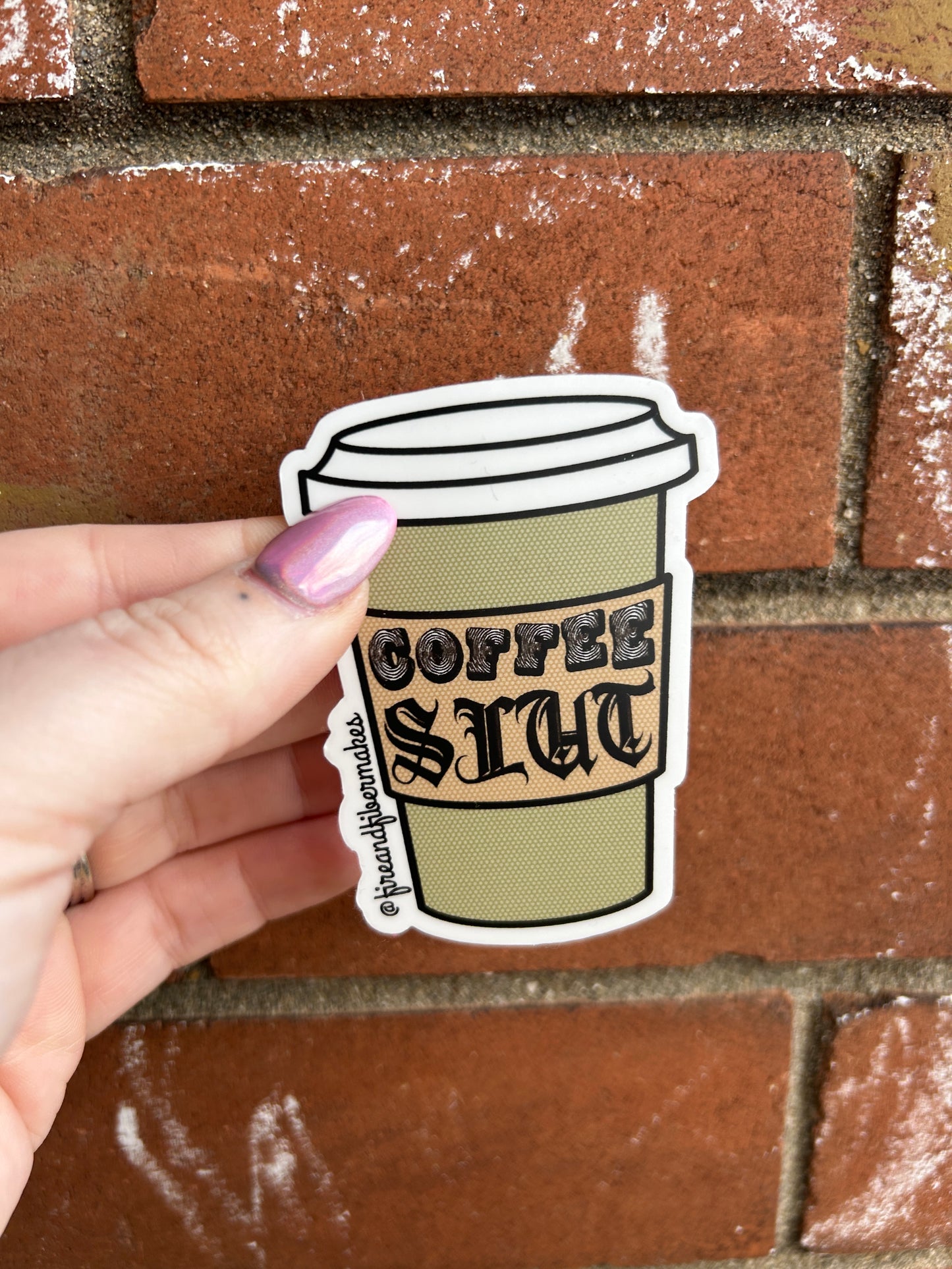 Coffee Slut Sticker