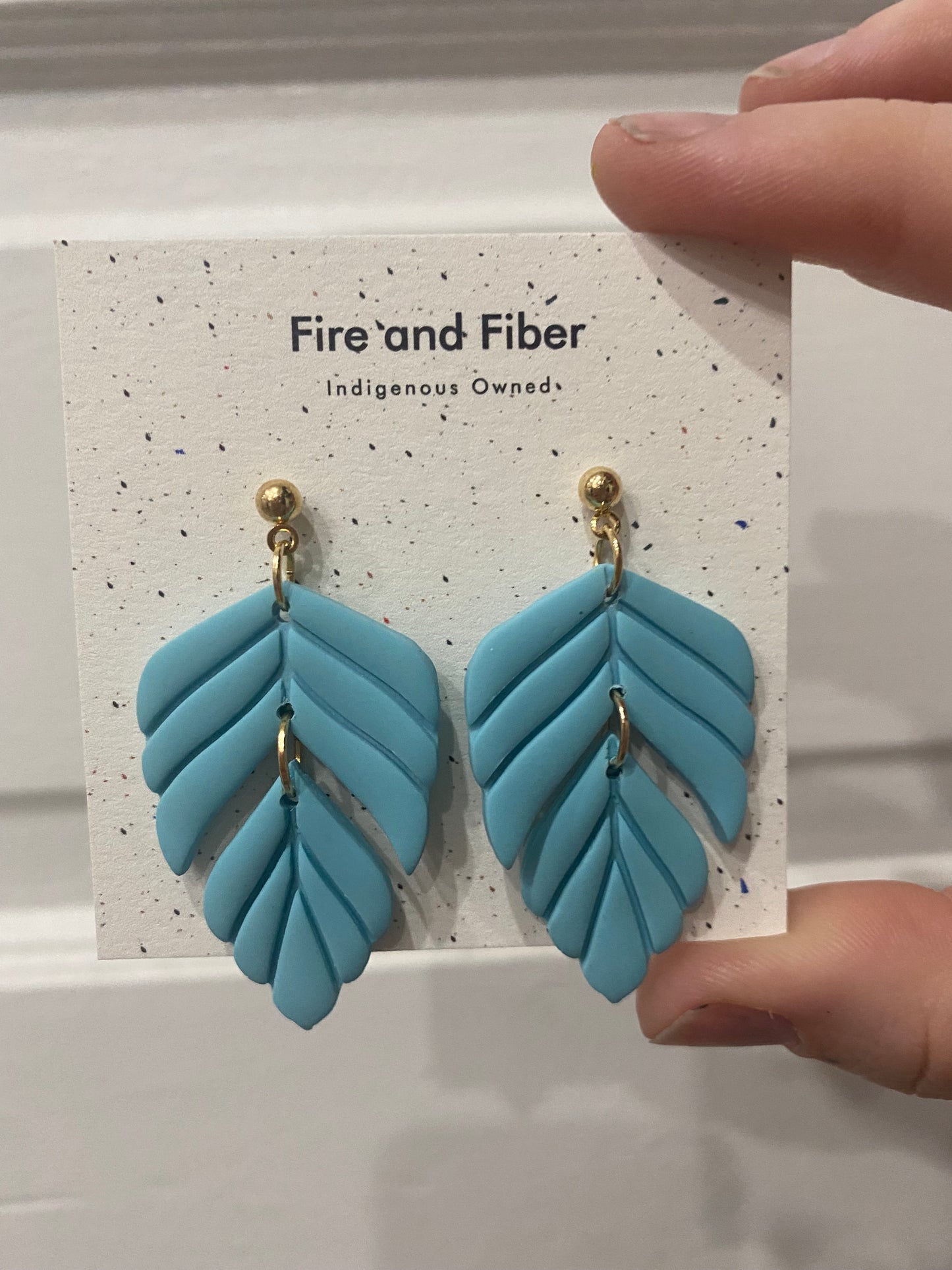 Double Feather Dangles