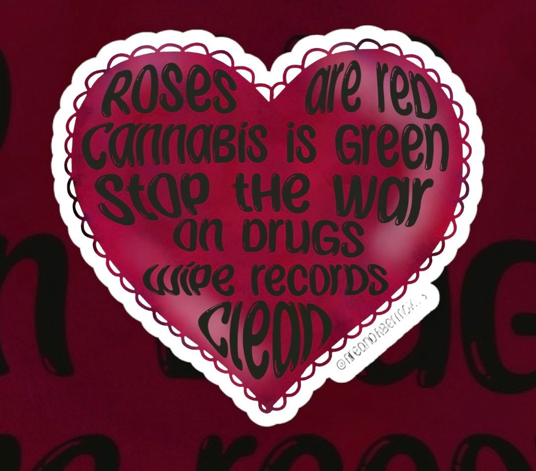 Roses Are Red Vinyl Sticker | Social Activism Sticker for Laptops, Water Bottles, Etc