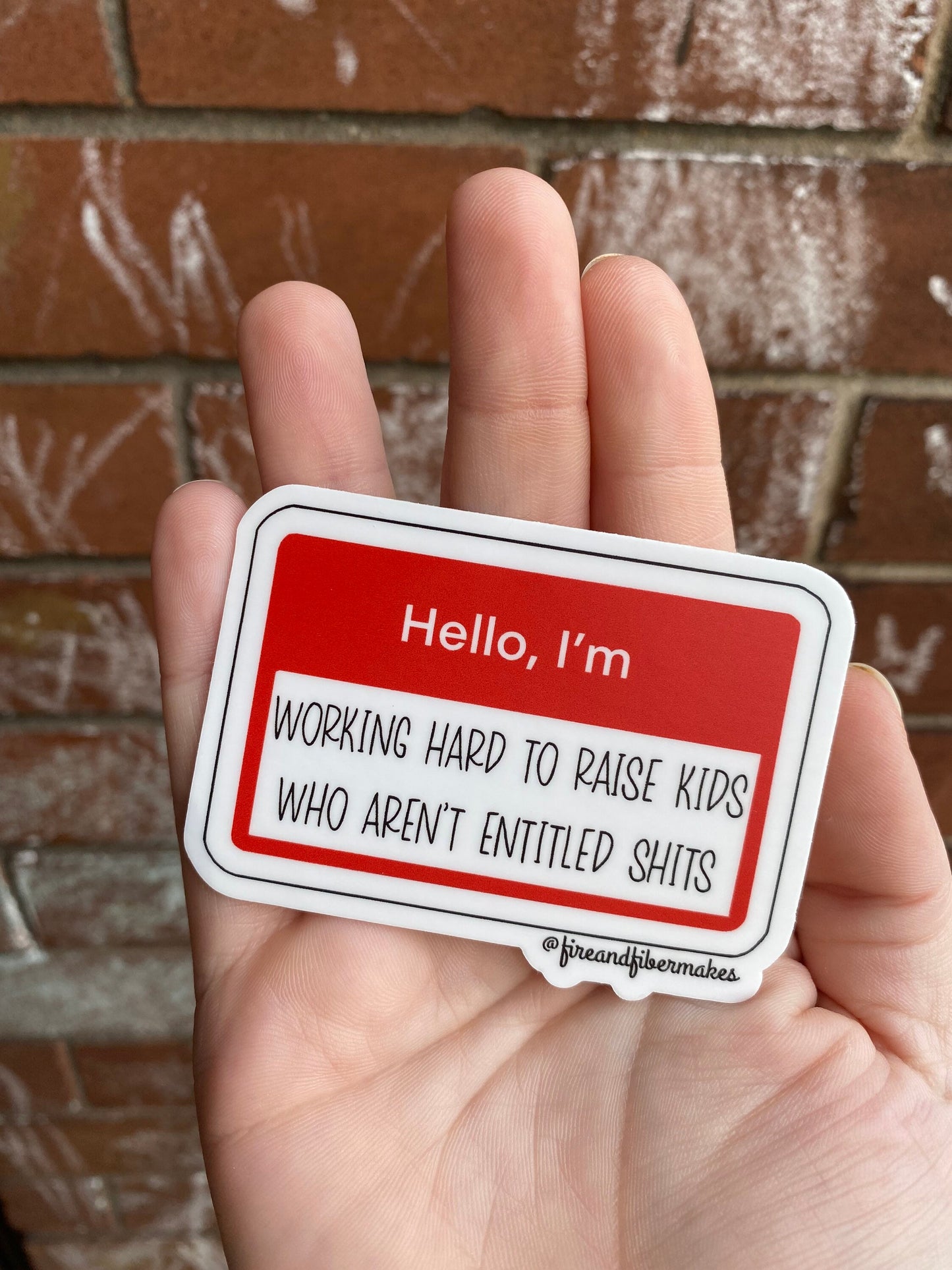 Hello I’m Sweary Mom Vinyl Sticker | Laptops, Water bottles, Notebook Vinyl Sticker