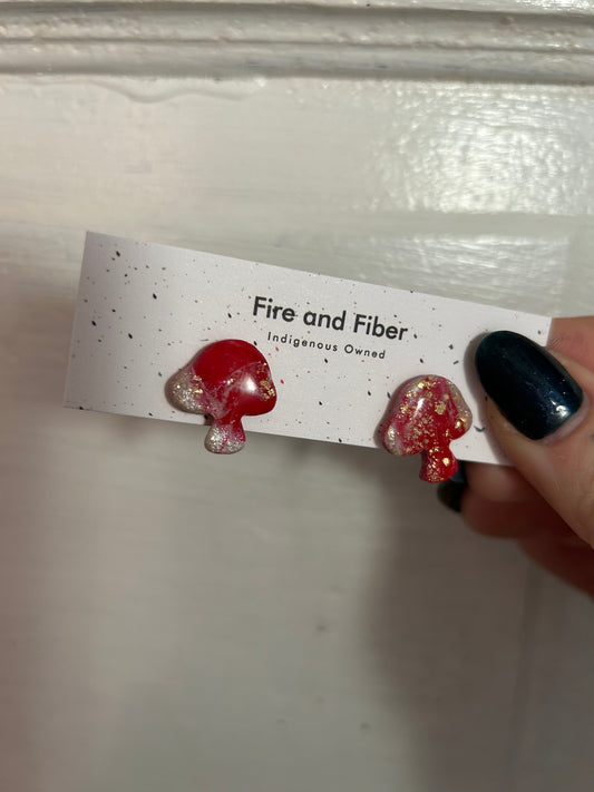 Mushroom Stud Earrings | Geeky Gifts, Super Mario Gifts