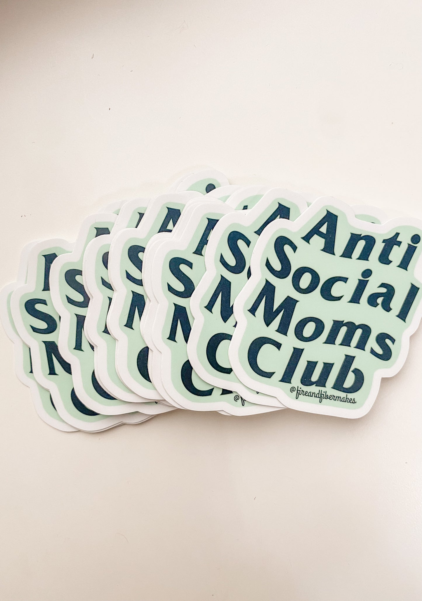 Anti Social Moms Club Vinyl Sticker
