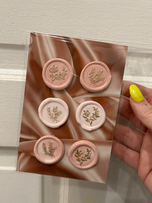 Wax Seal Stickers (Florals)