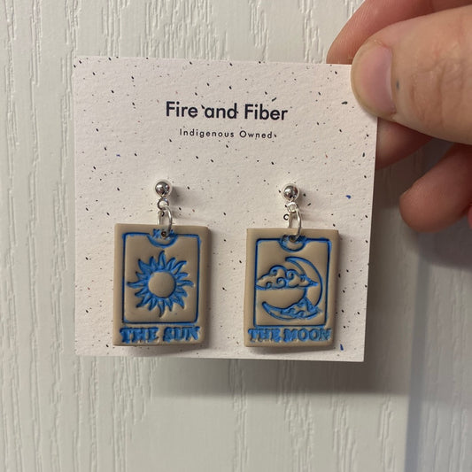 Tarot Clay Dangles