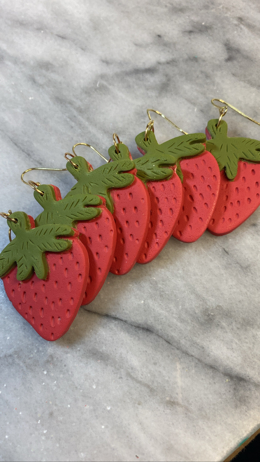 Strawberry Large Dangles