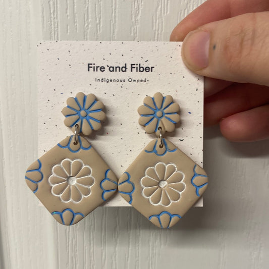 Spanish Tile Clay Dangles