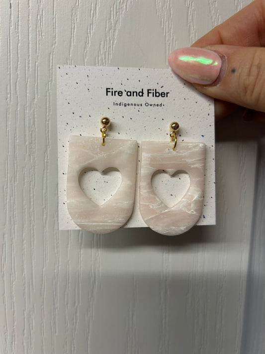 Valentine’s Jumbo Heart Doors in Rose Quartz